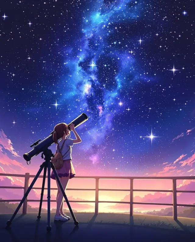 星空观测的少女 - 免费漫画阅站同人作品
