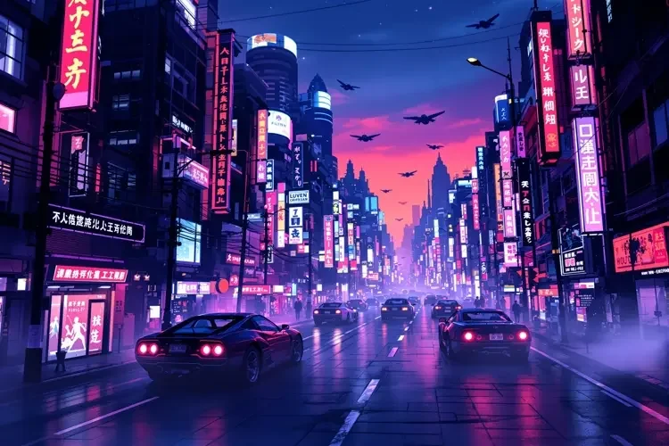 赛博都市夜行 - 免费漫画阅站作品合集